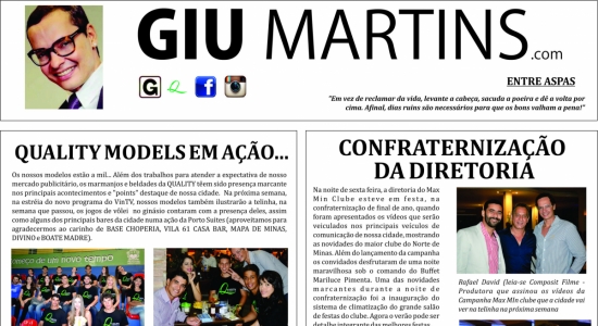 Quinta-Feira, 3 de Dezembro de 2015 - by GIU MARTINS